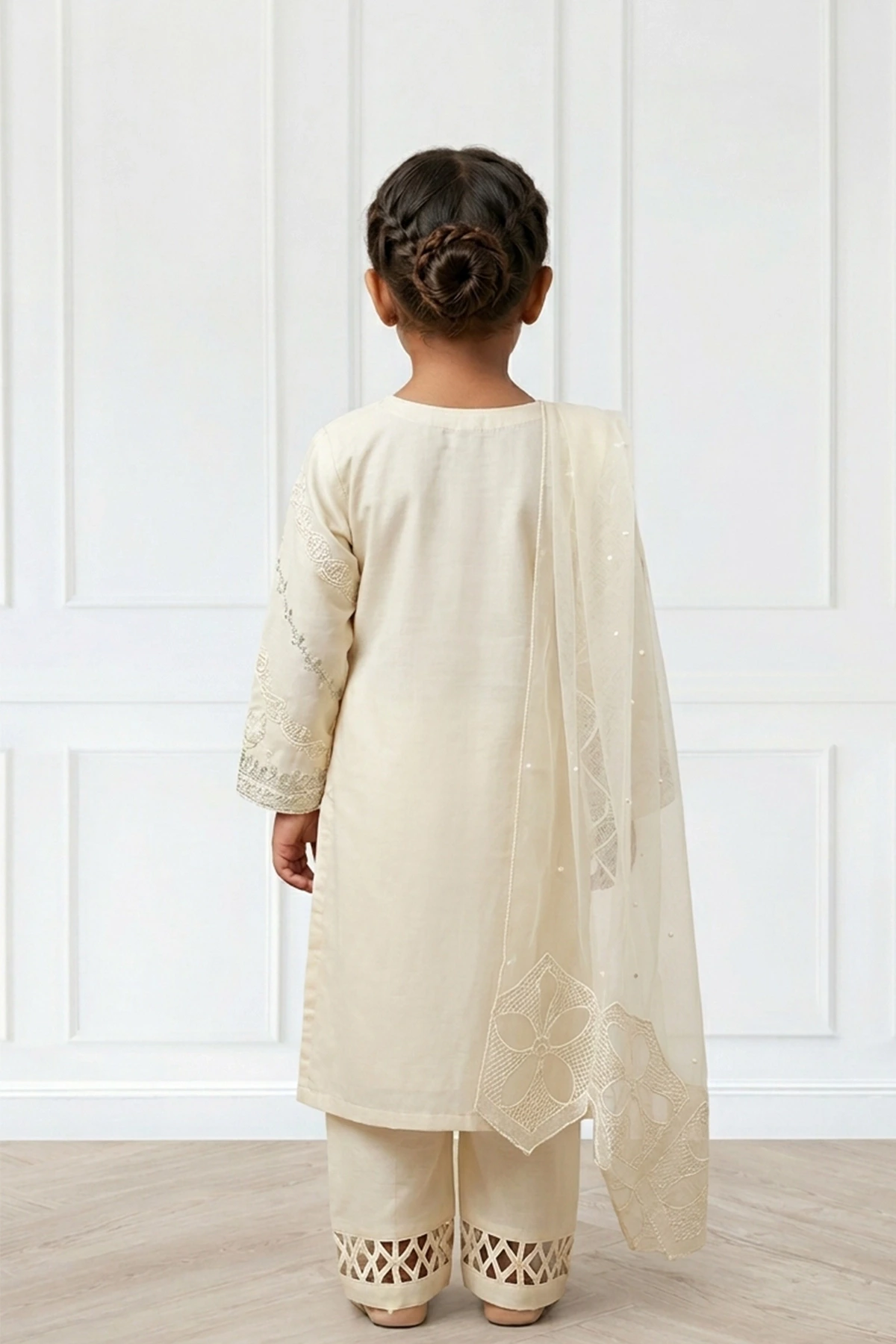 Ivana Eid kids edit 3 piece luxury embroidered collection - Image 2